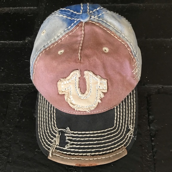 True Religion Vintage Rhinestone Cap 